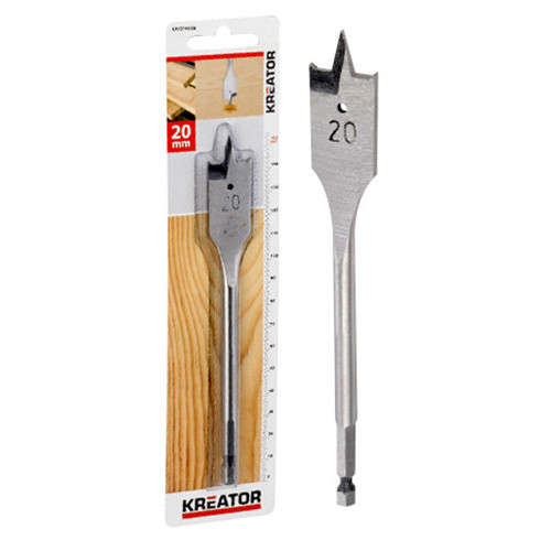 Kreator Mèche pour bois plate Ø 28x152mm