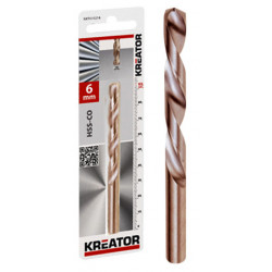 Foret métaux HSS Cobalt Ø 3mm de marque Kreator, référence: B4028100