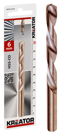 Foret métaux HSS Cobalt Ø 6mm