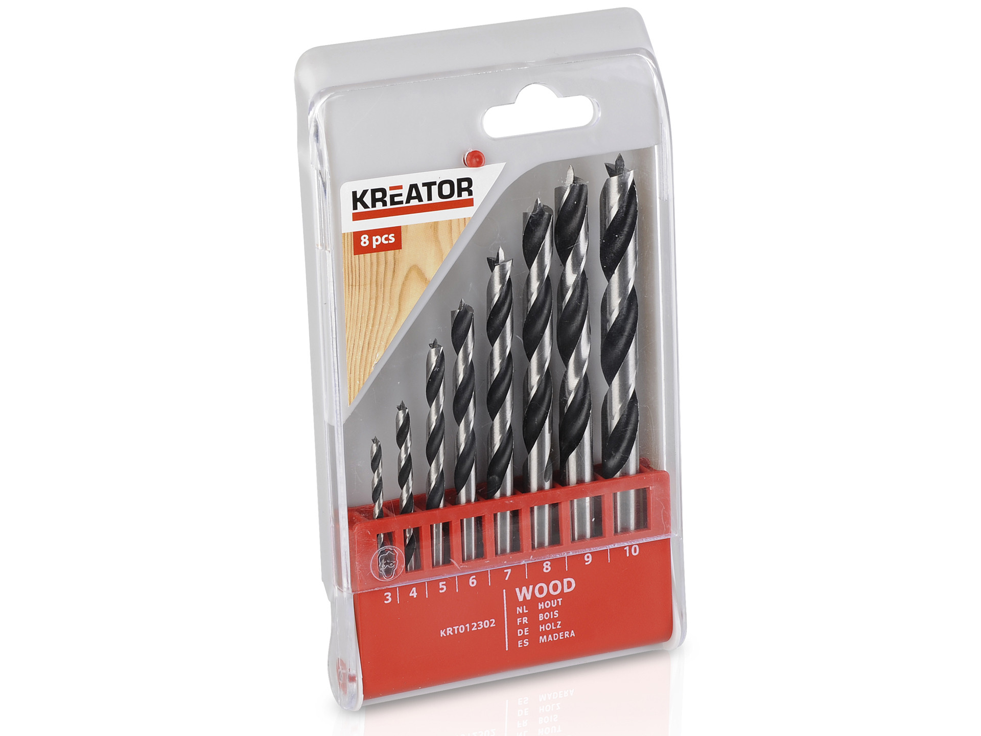 Kreator Coffret mèches à bois 8 pièces - vue 2