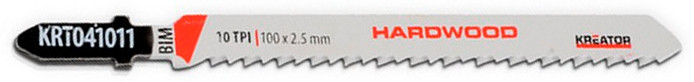 Lame de scie sauteuse à bois dur en T (pas 2,5mm - 100mm) - 2 pièces
