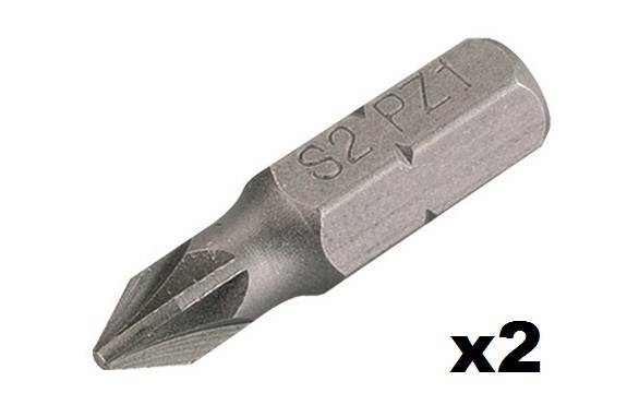 Kreator Embout de vissage Pozidriv n degrés 2 25mm 2 pièces - vue 2