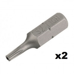 Embout de vissage Torx Tamper T10 (25mm) - 2 pièces - Kreator