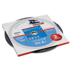 Disques à tronçonner - métaux - Ø 355 x 3,2 mm - 2 pièces - Kreator