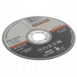 Disques à tronçonner - inox - Ø 115 x 1 mm - 6 pièces de marque Kreator, référence: B4038000