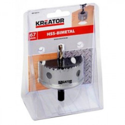 Scie cloche à bois HSS bi-métal Ø 51mm - Kreator