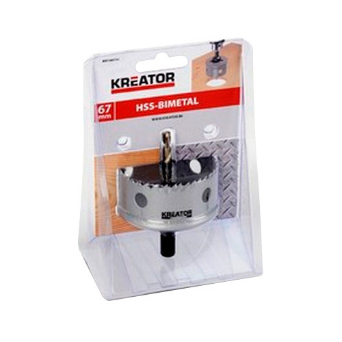 Scie cloche à bois HSS bi-métal Ø 51mm - Kreator