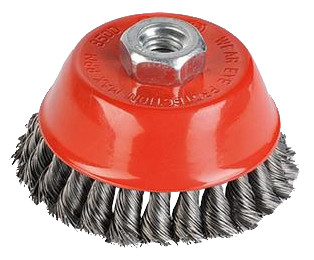 Brosse Métallique Rotative Soucoupe ø 75 Mm Fils Torsadés En Acier Pour Meuleuse Kreator  Ma 18ca301bros V6zrc  60377718