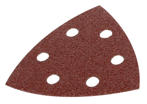 Lot de 5 patins triangulaires auto agrippants grain 240 90x90x90 mm