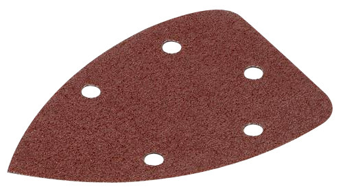 Abrasifs triangulaires KREATOR Lot de 5 Grain 120 Dimensions 14x14x8 cm Fixation auto agrippante - vue 2