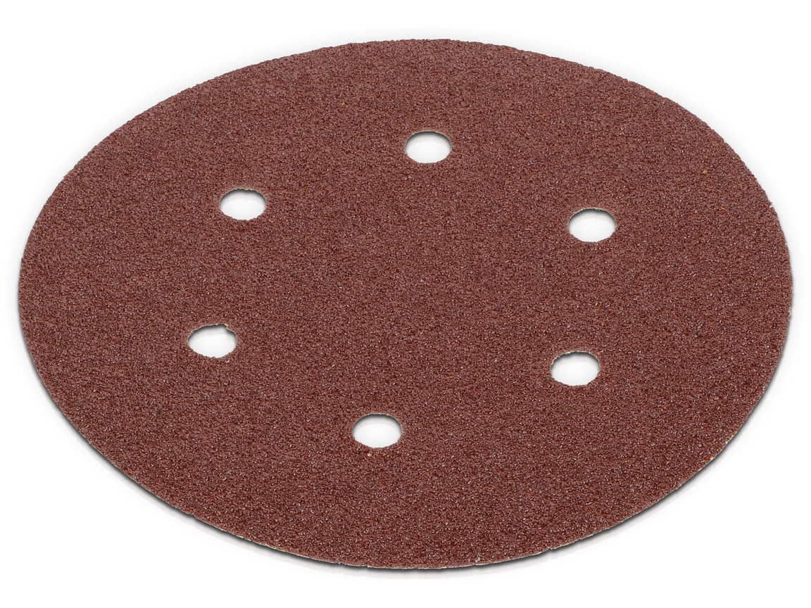 Lot de 5 disques auto-aggripants - grain 80 - Ø 150 mm