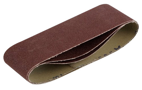 Lot de 3 bandes de ponçage grain 120 75 x 533 mm