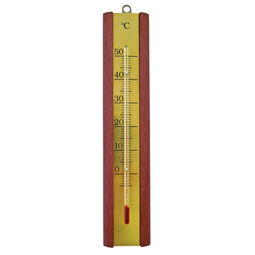 Thermomètre d'intérieur en bois et laiton - FAITHFULL