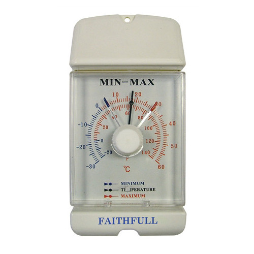 Thermomètre cadran mini-maxi - FAITHFULL