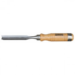 Gouge de menuisier manche en bois 20 mm - OUTIFRANCE
