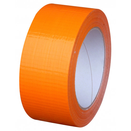 Ruban adhésof toile orange 25 m x 48 mm - OUTIFRANCE 