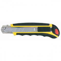 Cutter professionnel bi matière 25 mm avec 6 lames de marque OUTIFRANCE , référence: B4091800