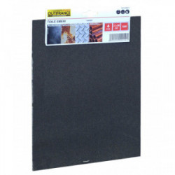 Toile émeri 23x28 cm gr.120 - Lot de 50 feuilles - OUTIFRANCE