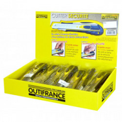 Cutter securite 2en1 18mm - 20 pièces - TAJIMA