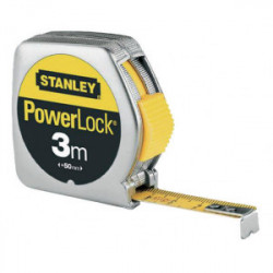 Mesure Powerlock métal 3mx12,7mm de marque STANLEY, référence: B4124100