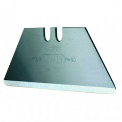 Lot de 10 lames trapèze à bouts arrondis 62 mm de marque STANLEY, référence: B4125200