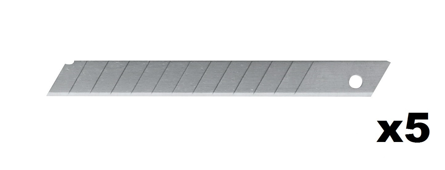 Distributeur de 5 lames de cutter 9,5 mm