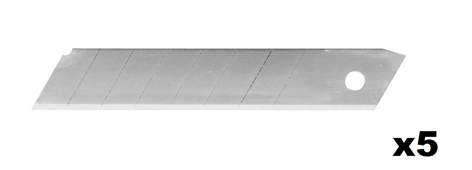 Distributeur de 5 lames de cutter 18 mm