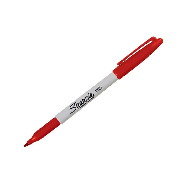 Marqueur fin rouge