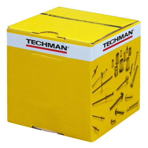 Rivets éclatés jaunes Ø 4x16 mm - 1000 pièces - TECHMAN
