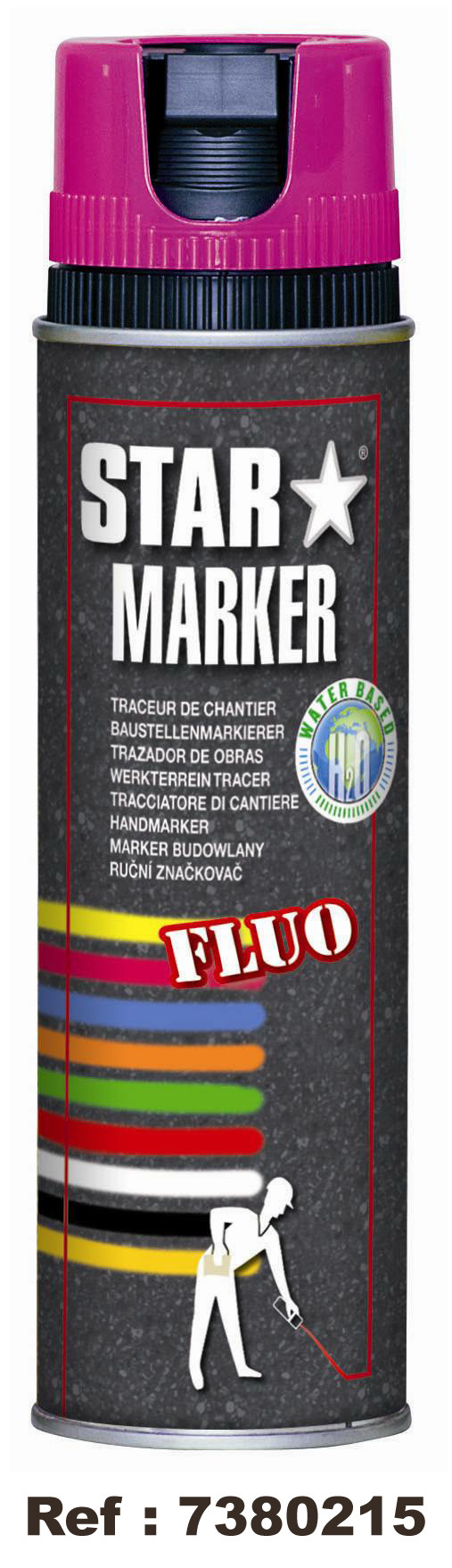 Peinture de marquage blanche 650-500 mL