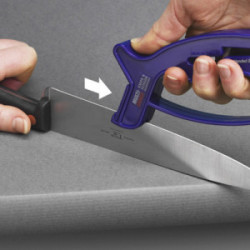 Couteau Ciseaux de cuisine Sharpener Super Sharp main protection garde outil lame