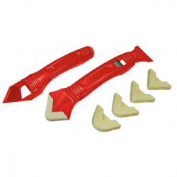 Kit de rénovation pour joints sanitaires - Spatule & gratte joint silicone - FAITHFULL