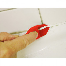 Kit de rénovation pour joints sanitaires - Spatule & gratte joint silicone - FAITHFULL