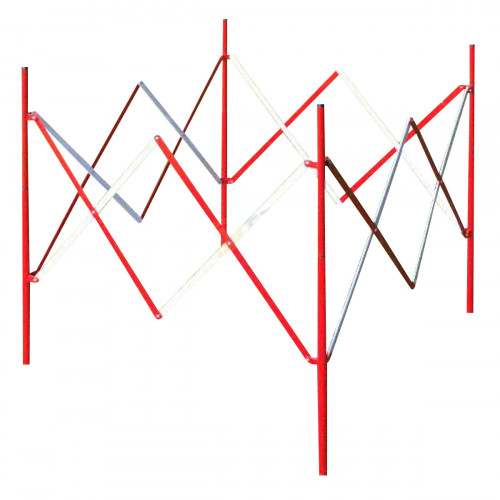 Barrière de chantier extensible carrée 1,2m - OUTIFRANCE 