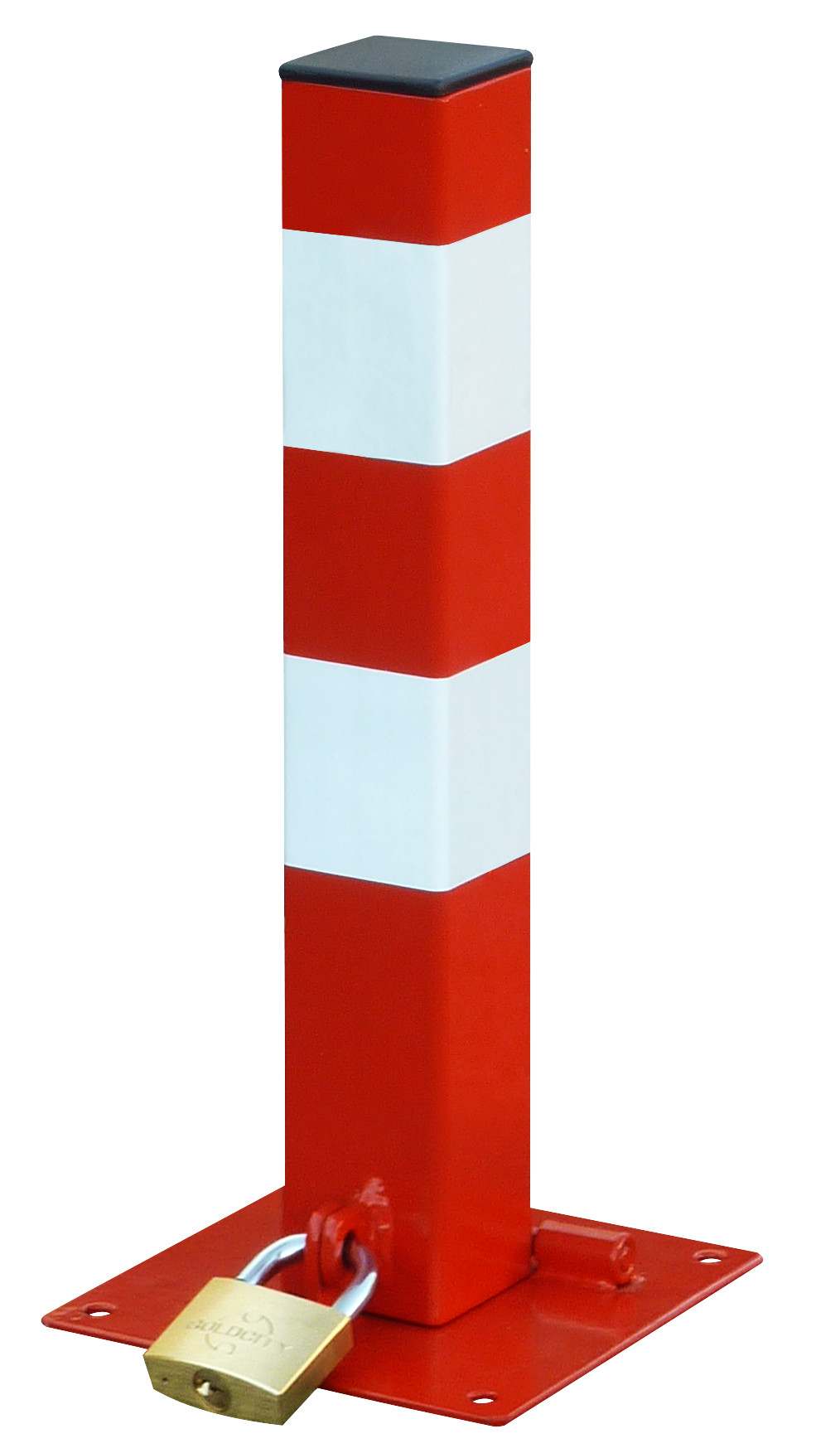 Poteau de parking cadenassable