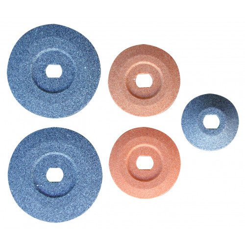 Jeu de 5 meules de rechange pour affûteur universelle - OUTIFRANCE 