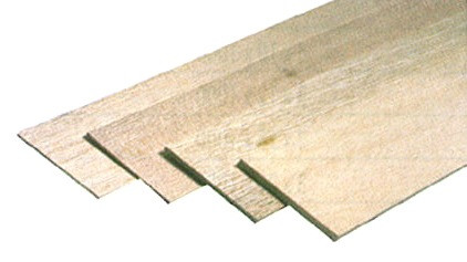 Planche balsa épaisseur 1.0 x100x1000 mm