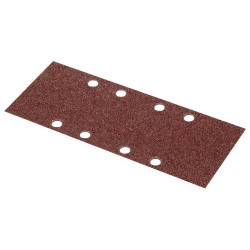 Lot de 5 patins perforés (parrallèle) - grain 40 - 93 x 230 mm de marque Kreator, référence: B4210000