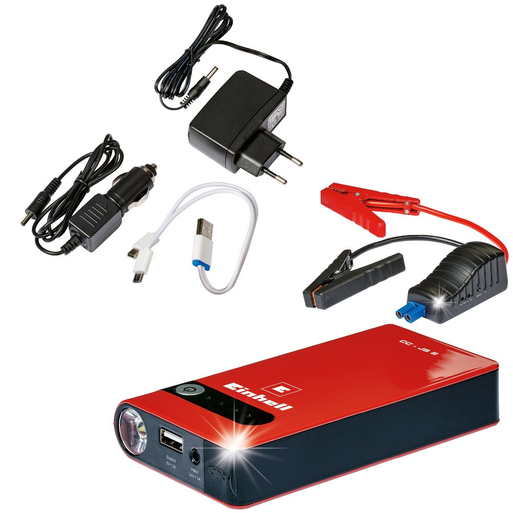 Einhell Station d'énergie Booster de démarrage auto 8000 mAh CCJS 8