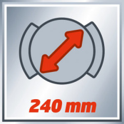 Polisseuse pour carrosserie – Plateau Ø 240 mm – 3 700 oscillations/min - EINHELL 