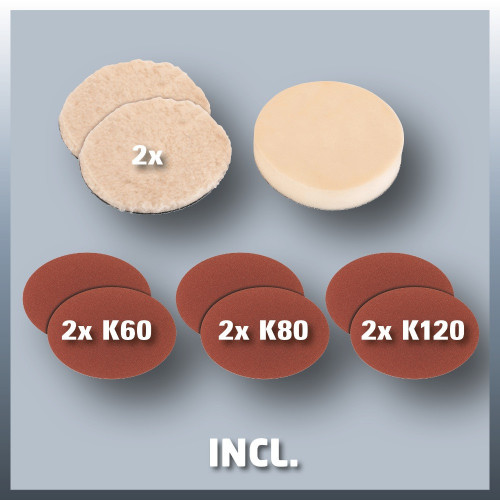Polisseuse d’angle – CC-PO 1100/1 E – Plateau Ø 180 mm – Variateur électronique - EINHELL 