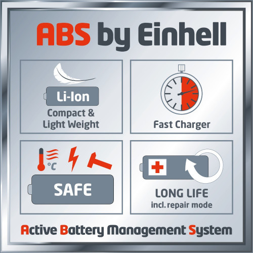 Tronçonneuse sans fil – GE-LC 18 Li Kit – Guide-chaîne 25 cm – Batterie 18 V incluse - EINHELL 