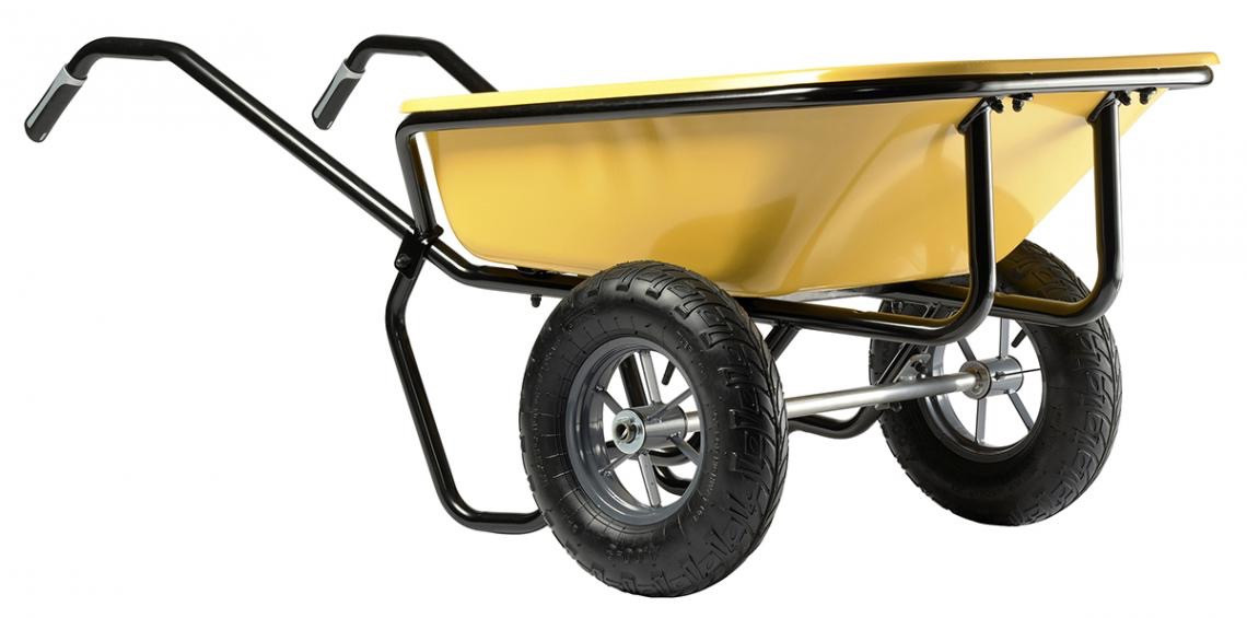 Brouette Expert Twin Excellium 160 peinte roue gonflée