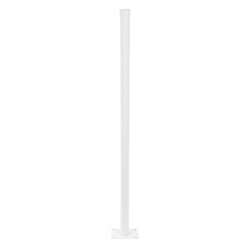 Poteau rond BLANC ø 48mm - H. 0,60 m - FILIAC 