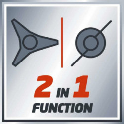 Débroussailleuse thermique – GC-BC 52 I AS – 1500 W – 51,7 cm³ – Fil et lame 3 dents - EINHELL