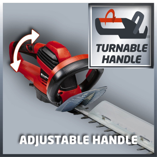 Taille-haies électrique – GE-EH 7067 – 700 W – Longueur de coupe 67 cm – Poignée pivotante - EINHELL 