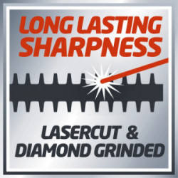 Taille-haies électrique – GE-EH 7067 – 700 W – Longueur de coupe 67 cm – Poignée pivotante - EINHELL 