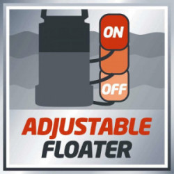 Pompe d’évacuation eaux claires à ras du sol – GC-SP 3580 LL – 350 W – Débit 8 000 l/h - EINHELL 