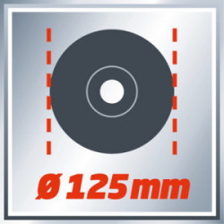 Meuleuse d'angle TC-AG 125 Kit - EINHELL
