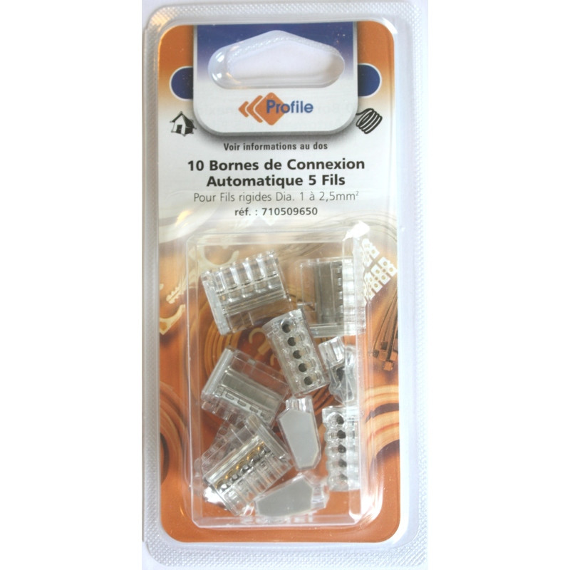 10 bornes automatiques 5 fils